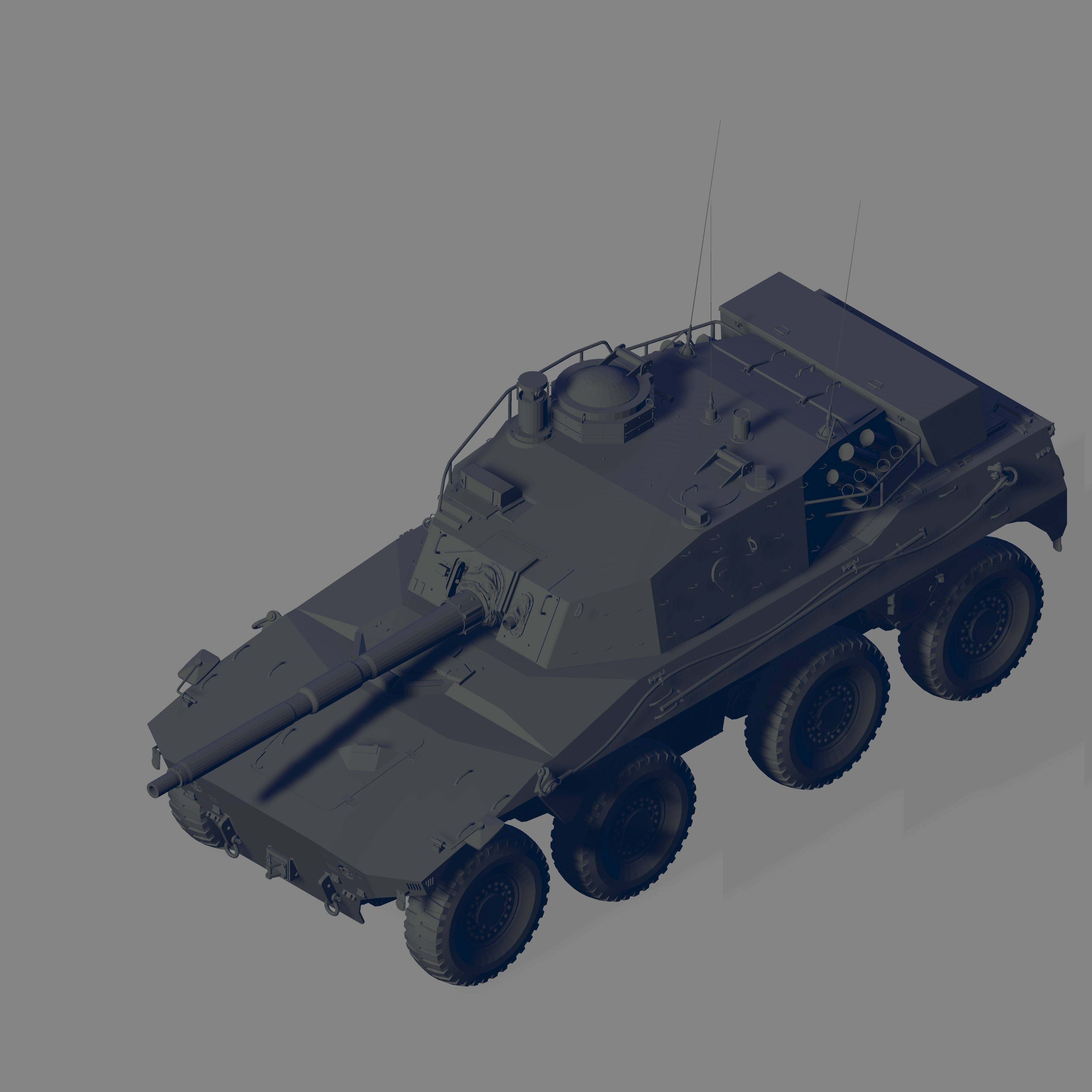Rooikat Mk 1D 3D model_1