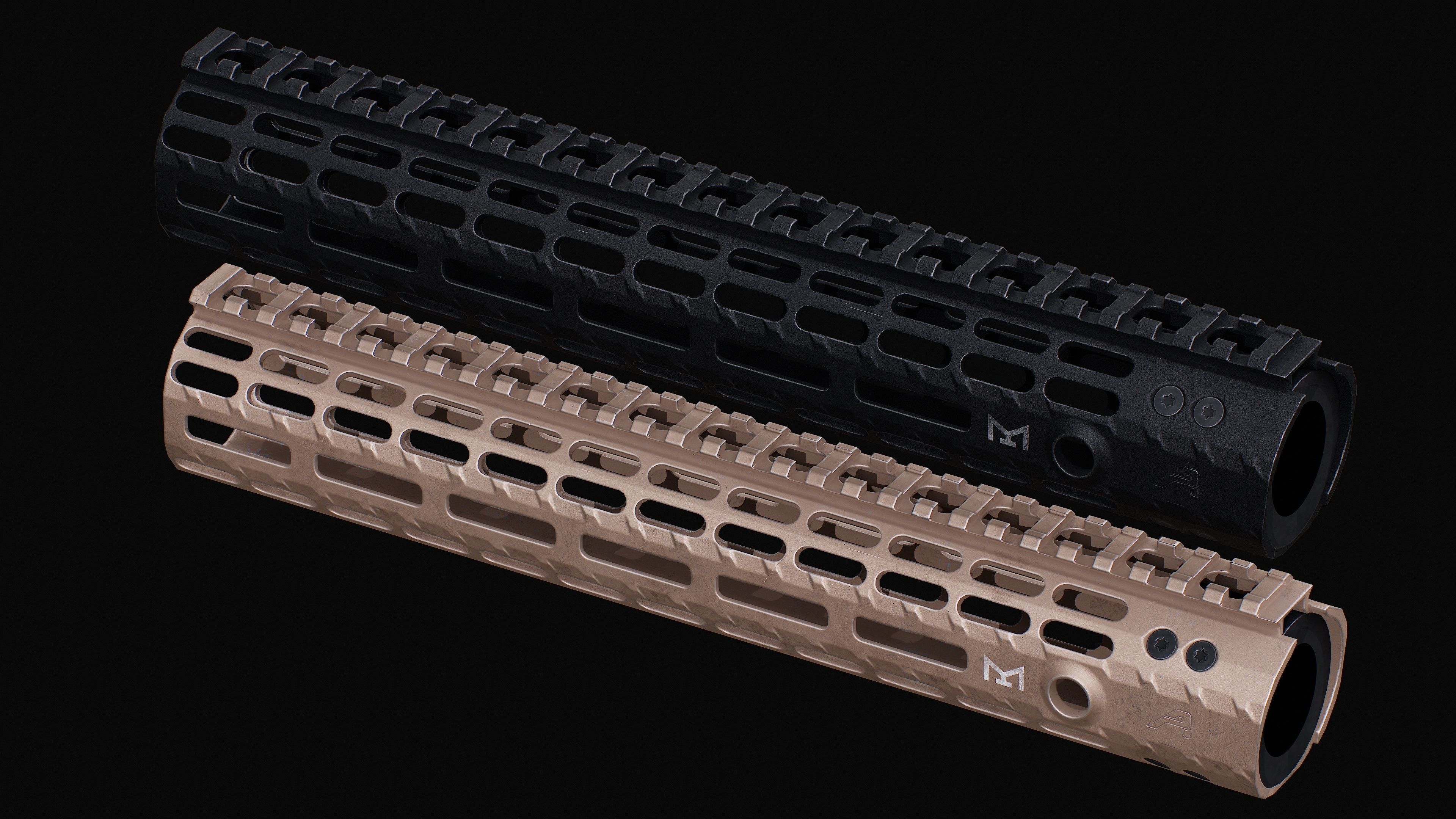 AERO HandGuard Low-poly 3D model_3