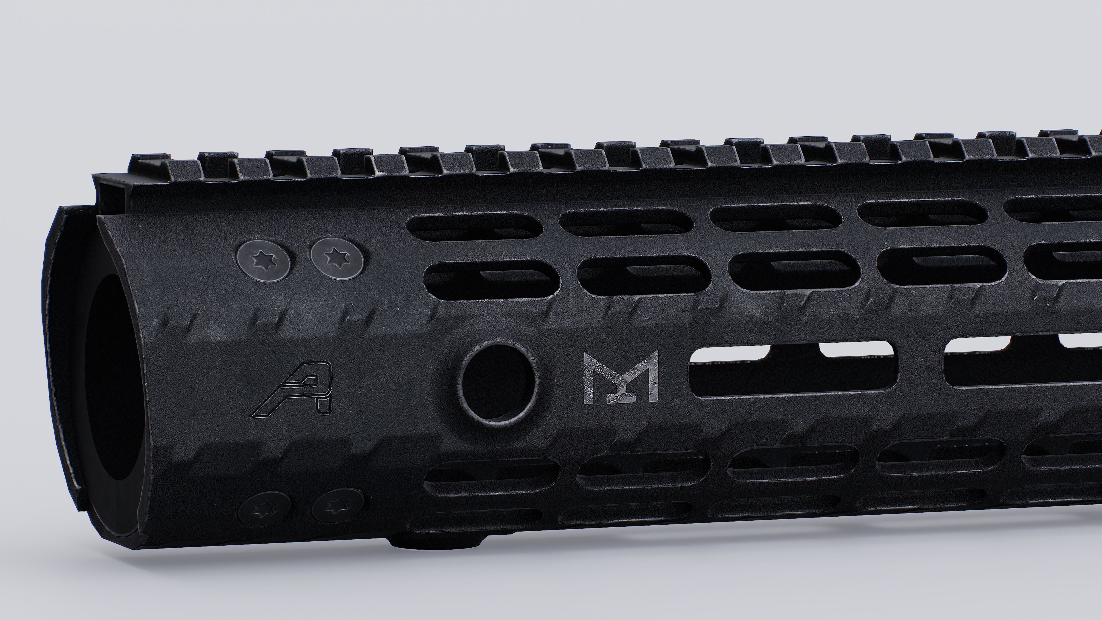 AERO HandGuard Low-poly 3D model_9