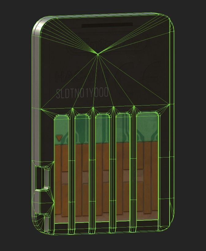 Nintendo Switch Game Cartridges Low-poly 3D model_10