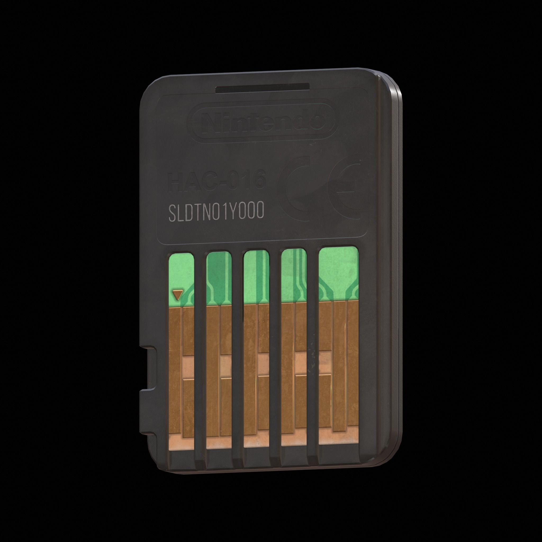 Nintendo Switch Game Cartridges Low-poly 3D model_7