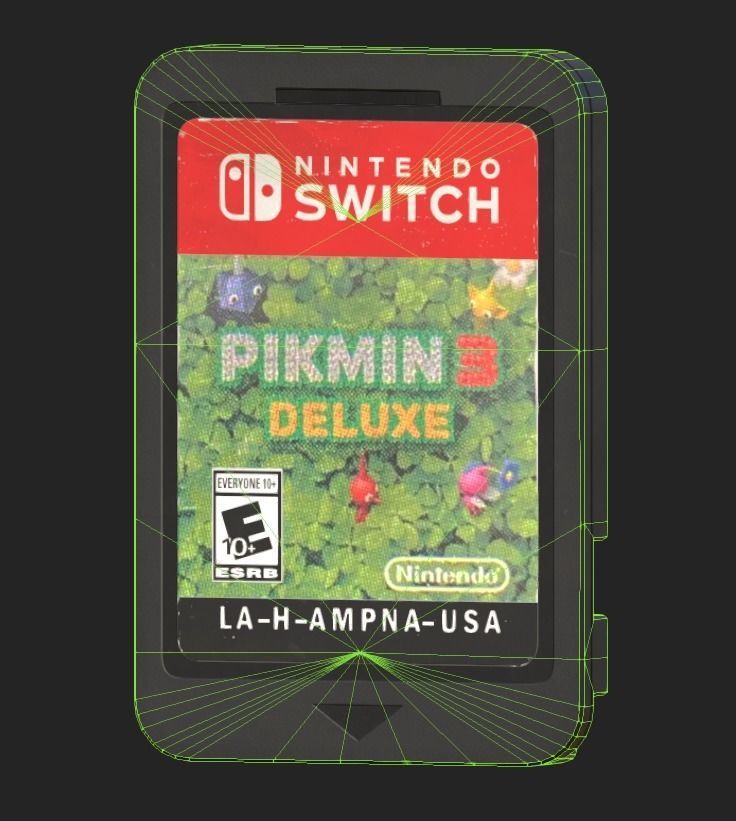Nintendo Switch Game Cartridges Low-poly 3D model_9