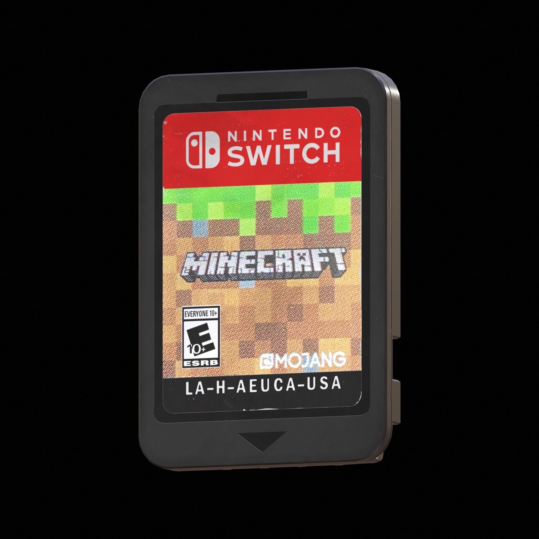 Nintendo Switch Game Cartridges Low-poly 3D model_3