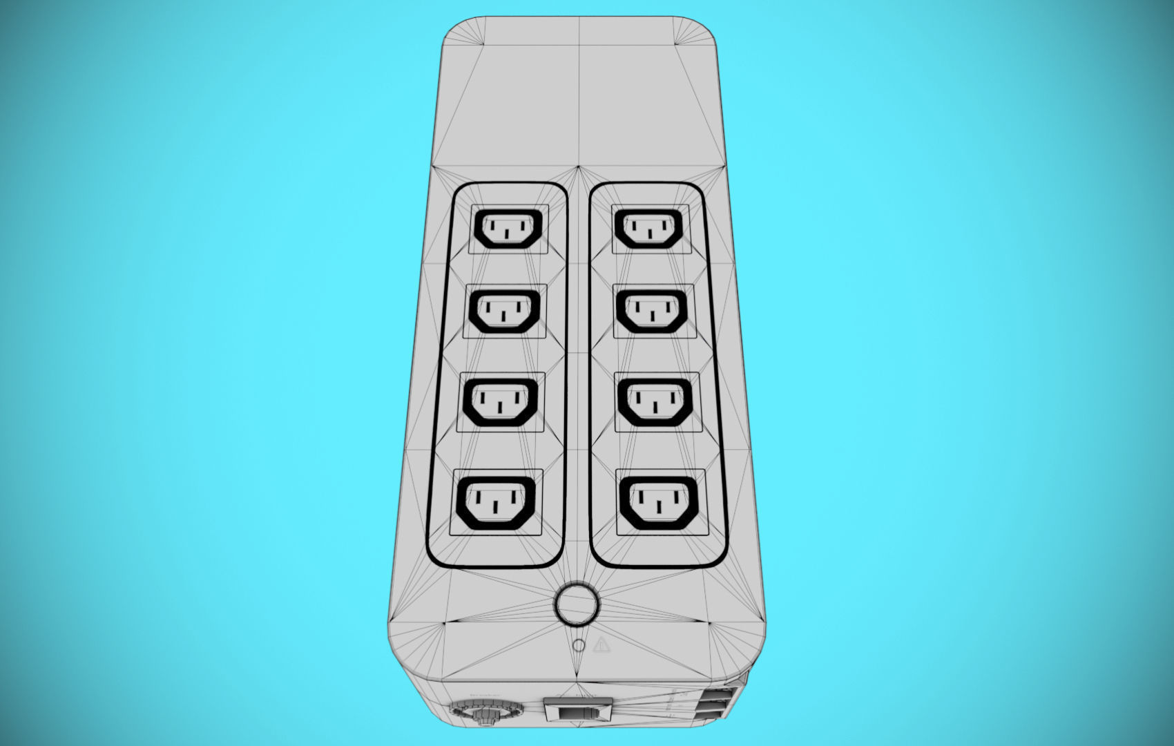 Pack UPS - Low Poly 3D Model Collection_15