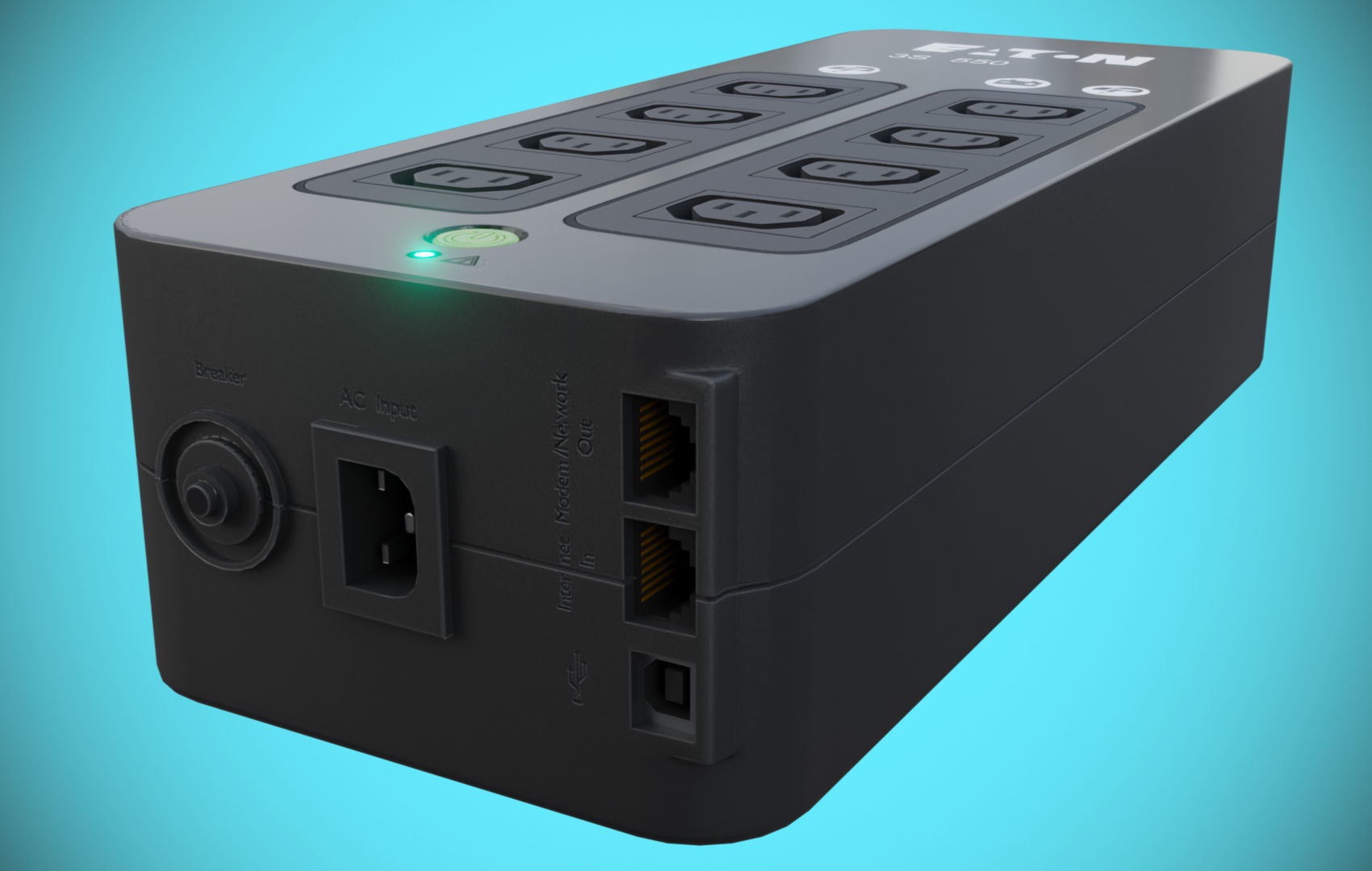 Pack UPS - Low Poly 3D Model Collection_11