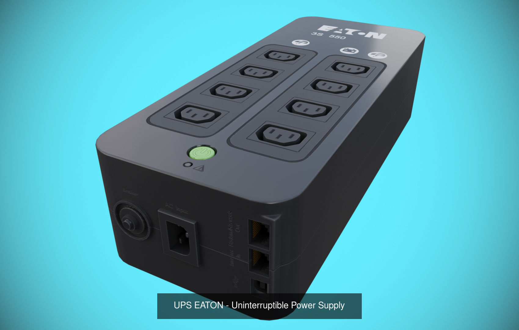 Pack UPS - Low Poly 3D Model Collection_2