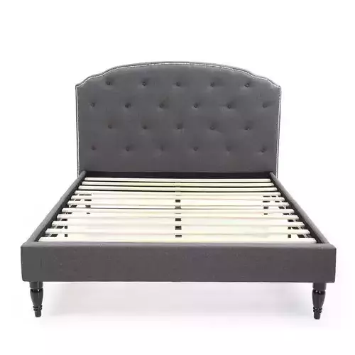 Evendale Upholstered Bed - 2 Colour 3D model