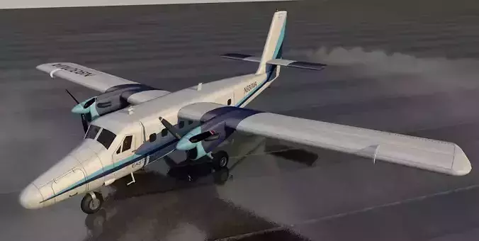 De Havilland Canada DHC-6 Twin Otter 3D model