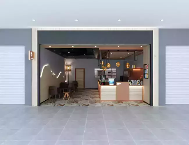 Milk Tea Shop Dessert Modern