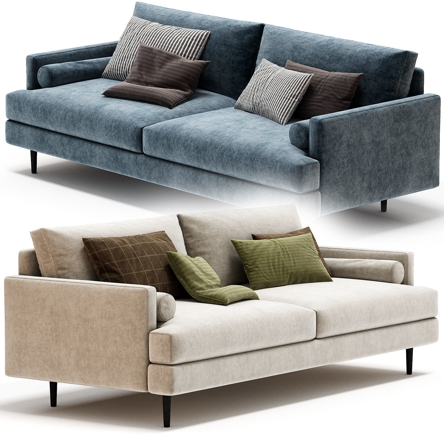Monahan Grande Sofa 3D model_2