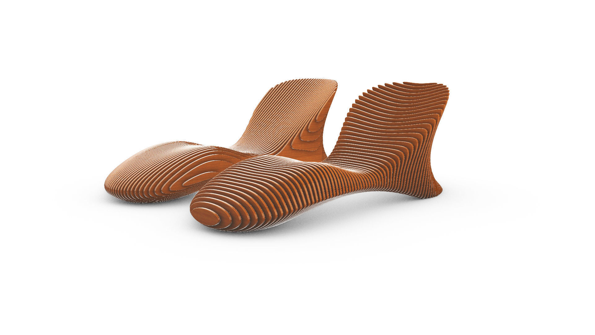 Parametric sun lounger - Original files 3D model_12