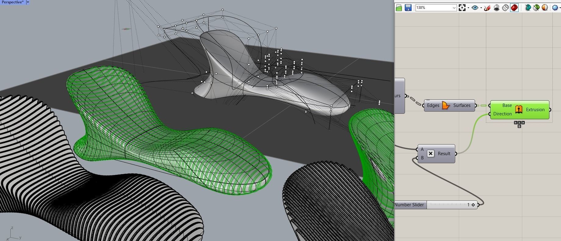Parametric sun lounger - Original files 3D model_2