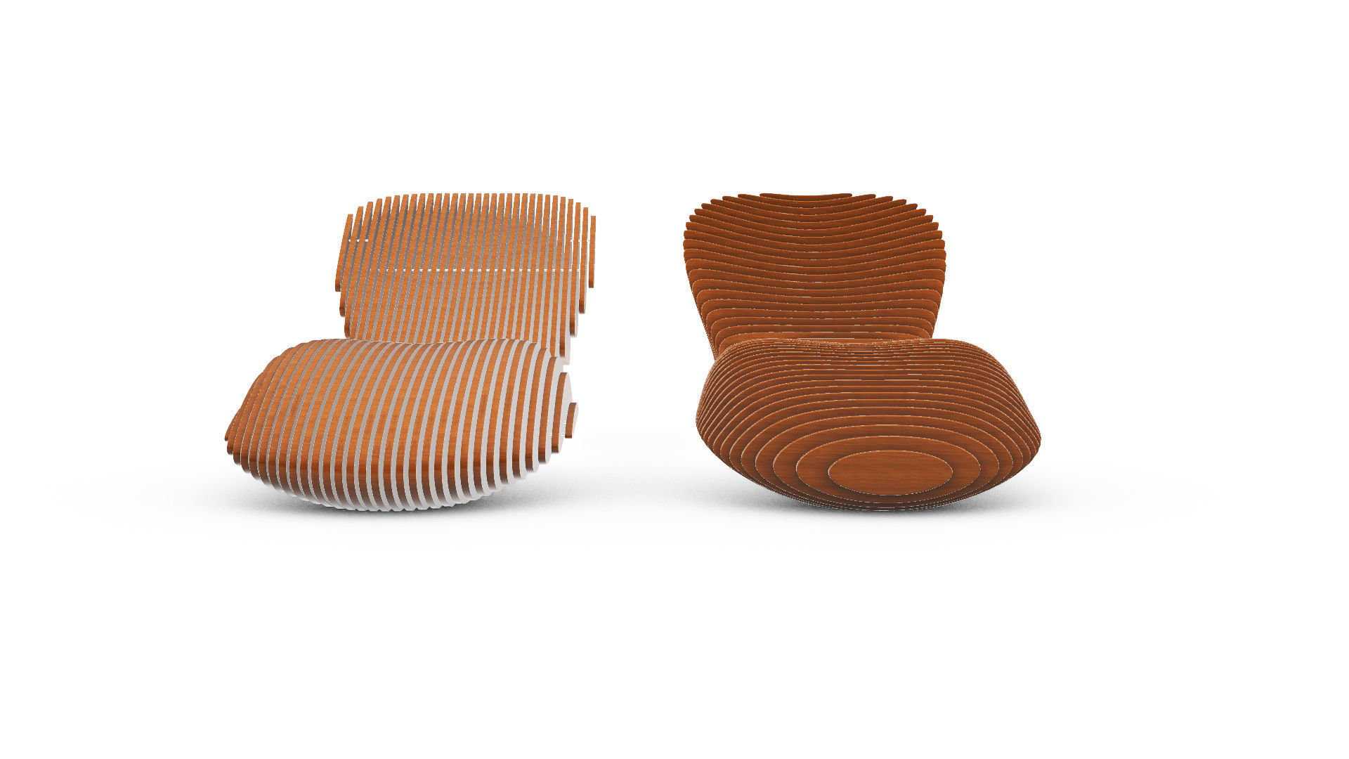 Parametric sun lounger - Original files 3D model_14