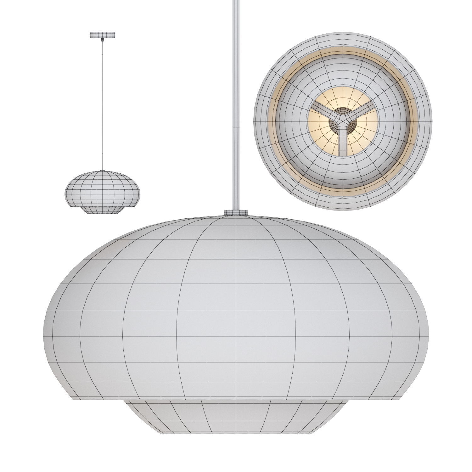 Pendant lamp champ Frandsen 3D model_2