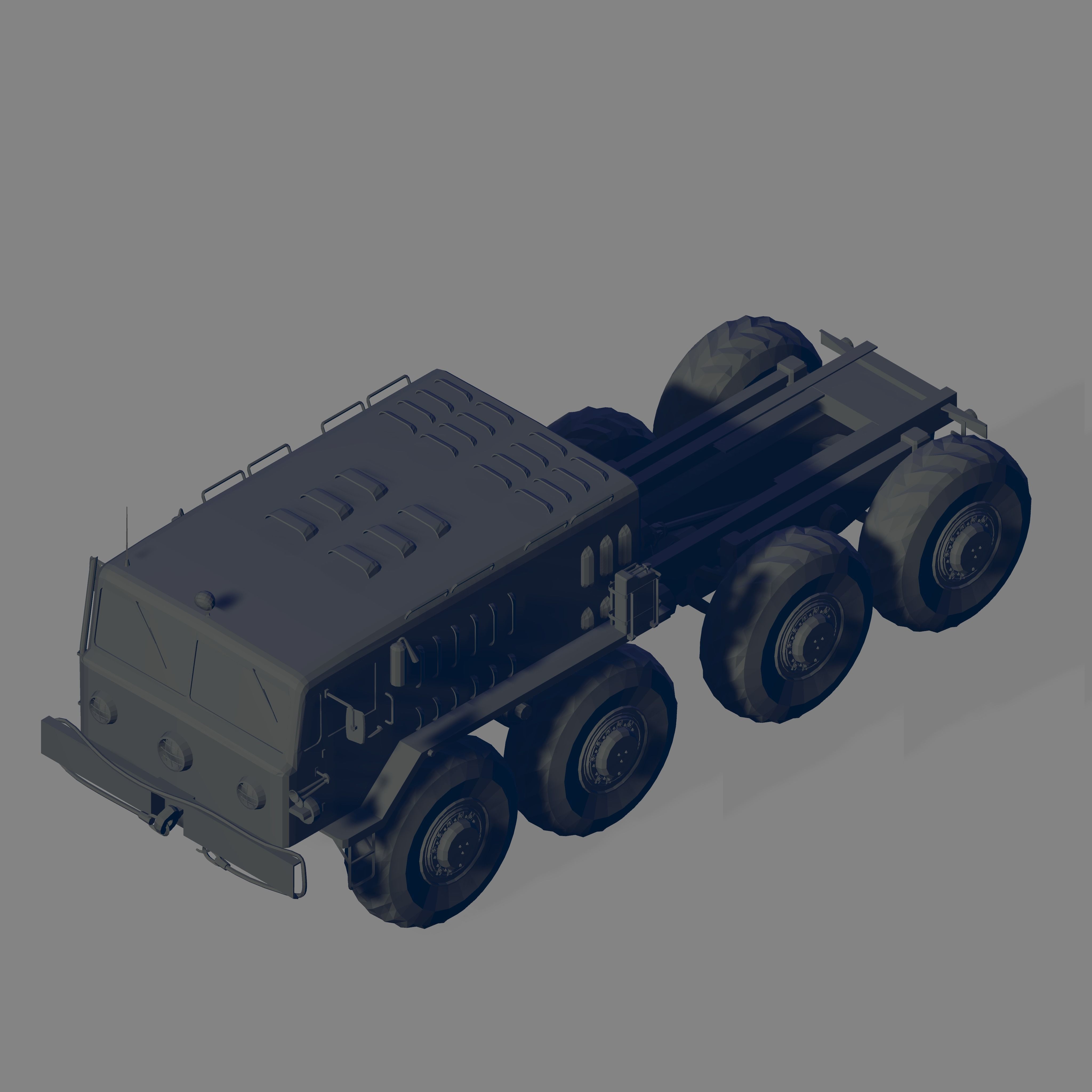 Truck D-535 3D model_1