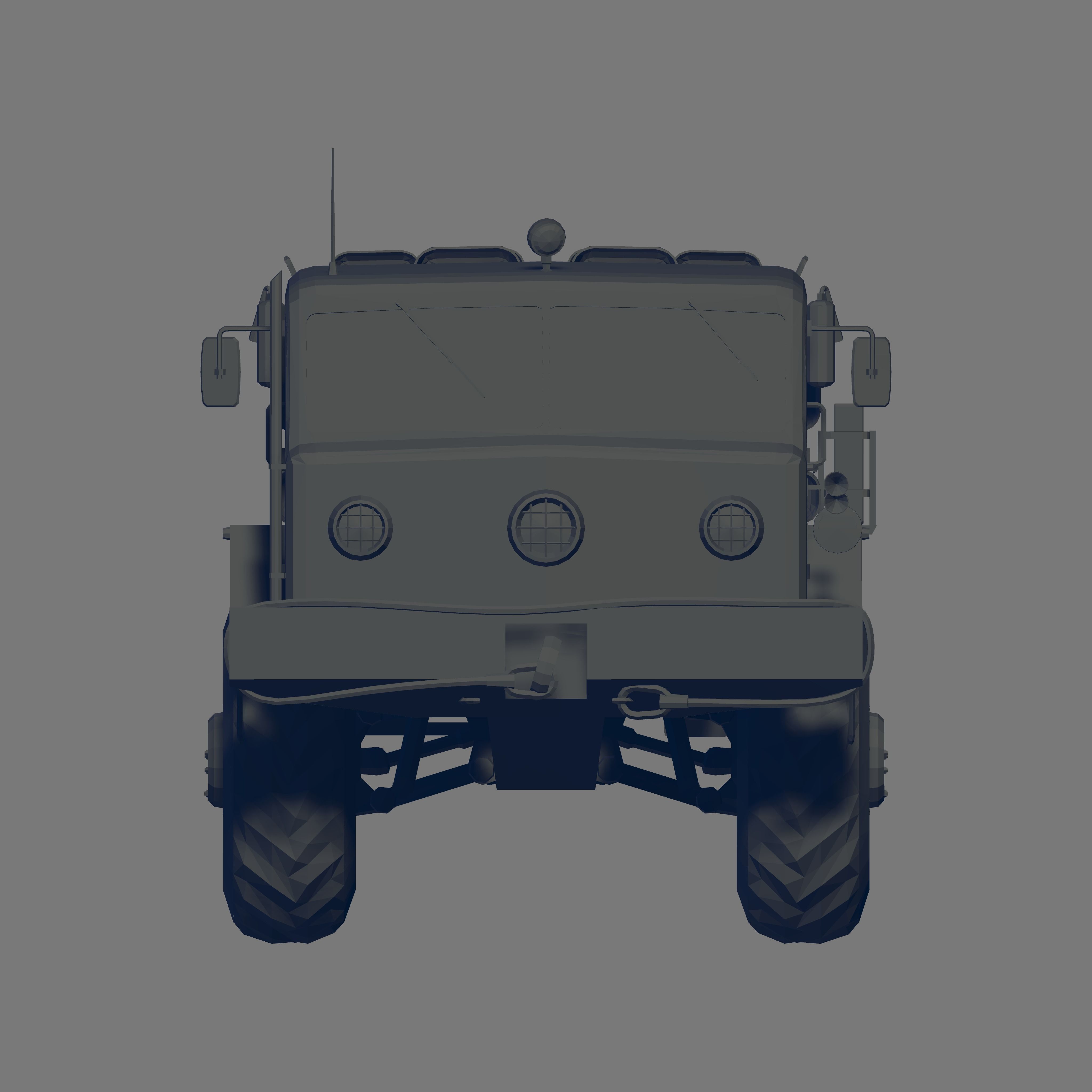 Truck D-535 3D model_2