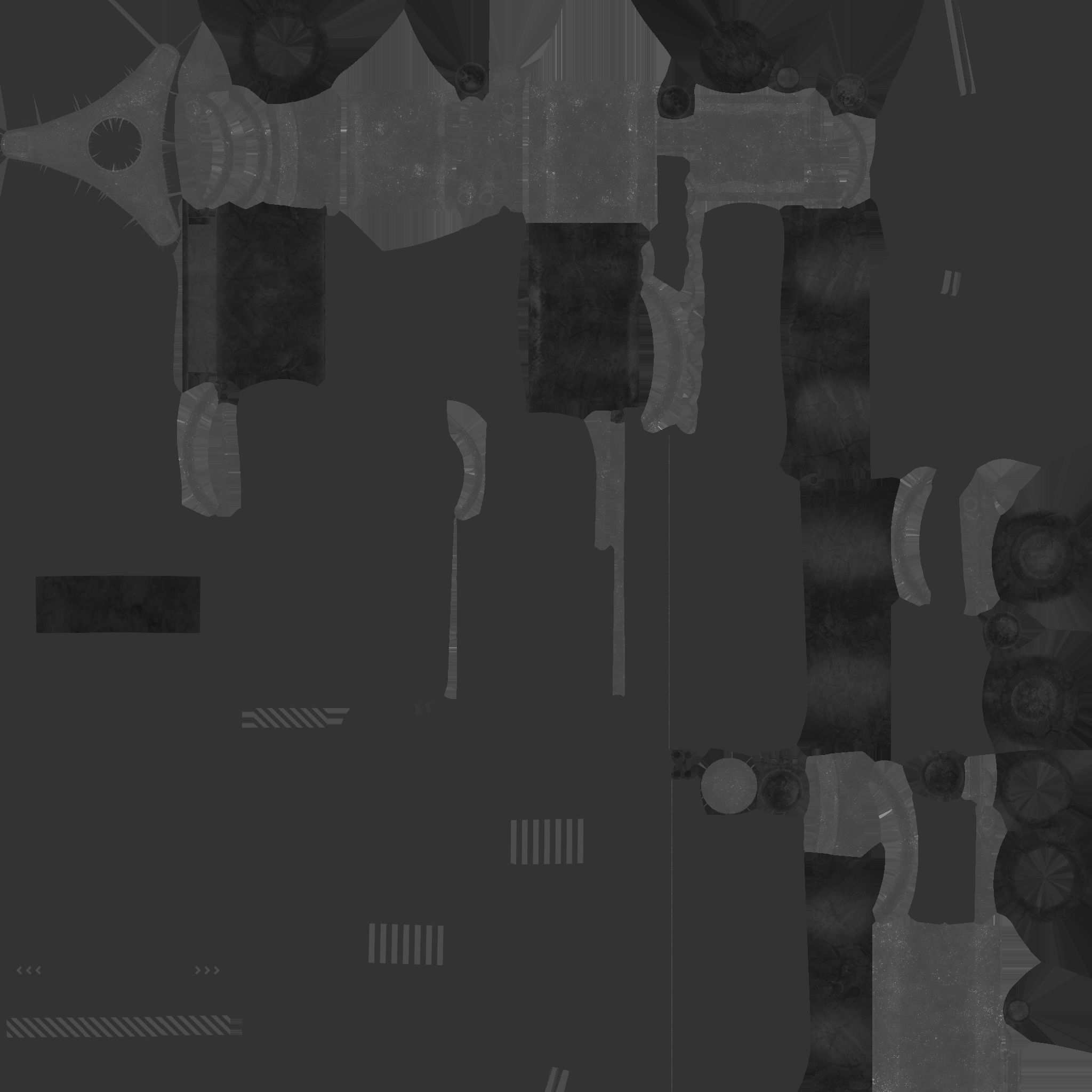 Robotic Hand A10 Copper - Machinery Industrial Design Low-poly 3D model_30