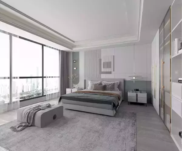 bedroom villa Modern decoration Home