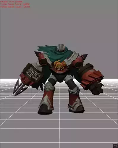 Atlas Reactor Core Low-poly 3D model