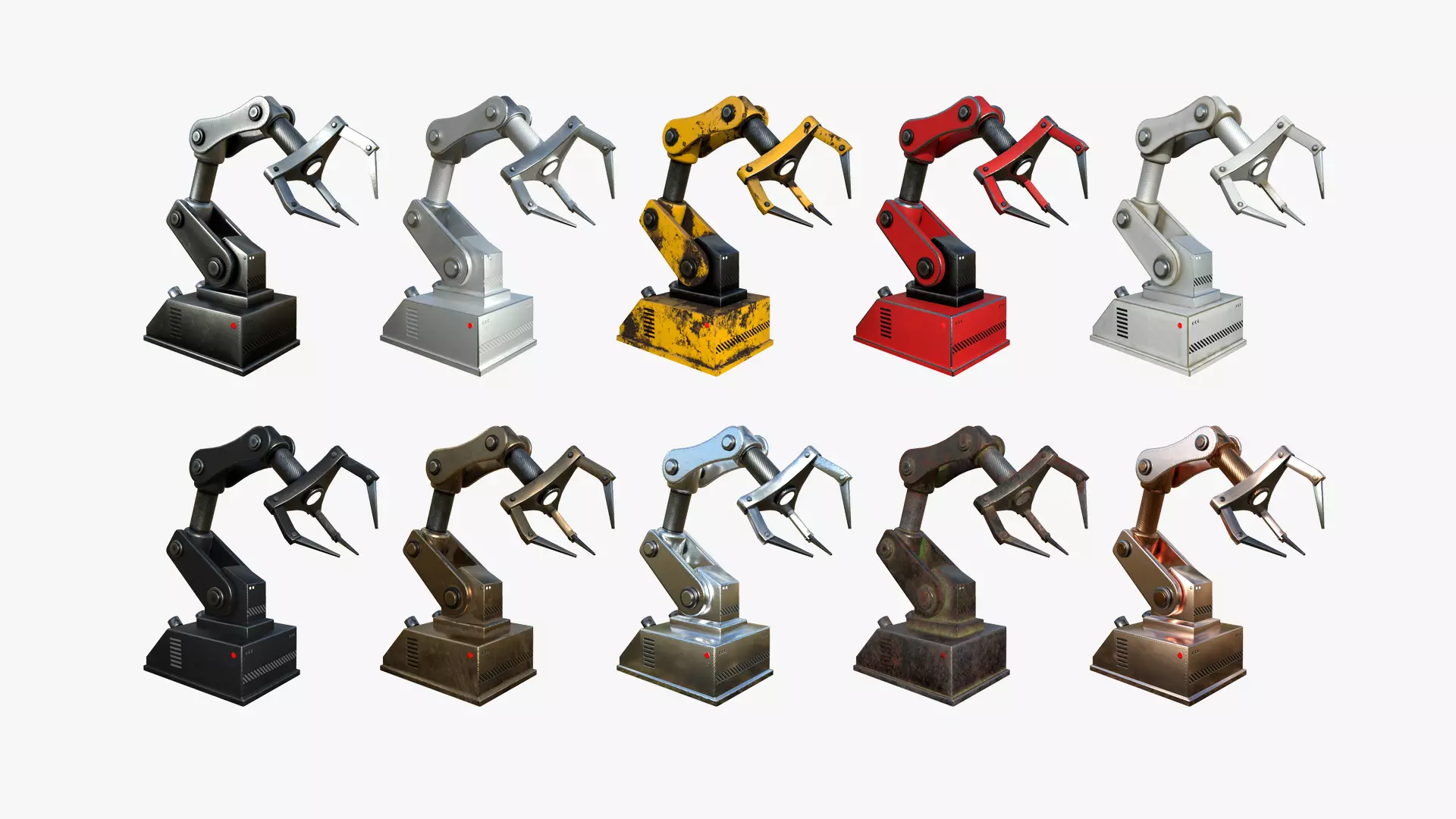 10 Robotic Hand A Collection - Machinery Industrial Design _0