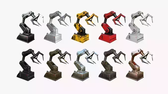 10 Robotic Hand A Collection - Machinery Industrial Design 