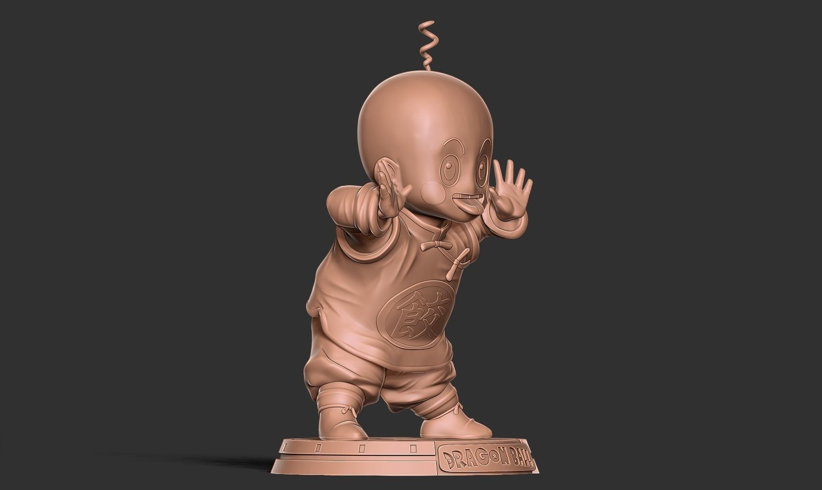 Chiaotzu - Dragon Ball fanart 3D print model_12