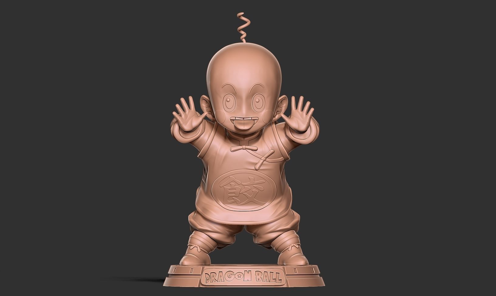 Chiaotzu - Dragon Ball fanart 3D print model_10