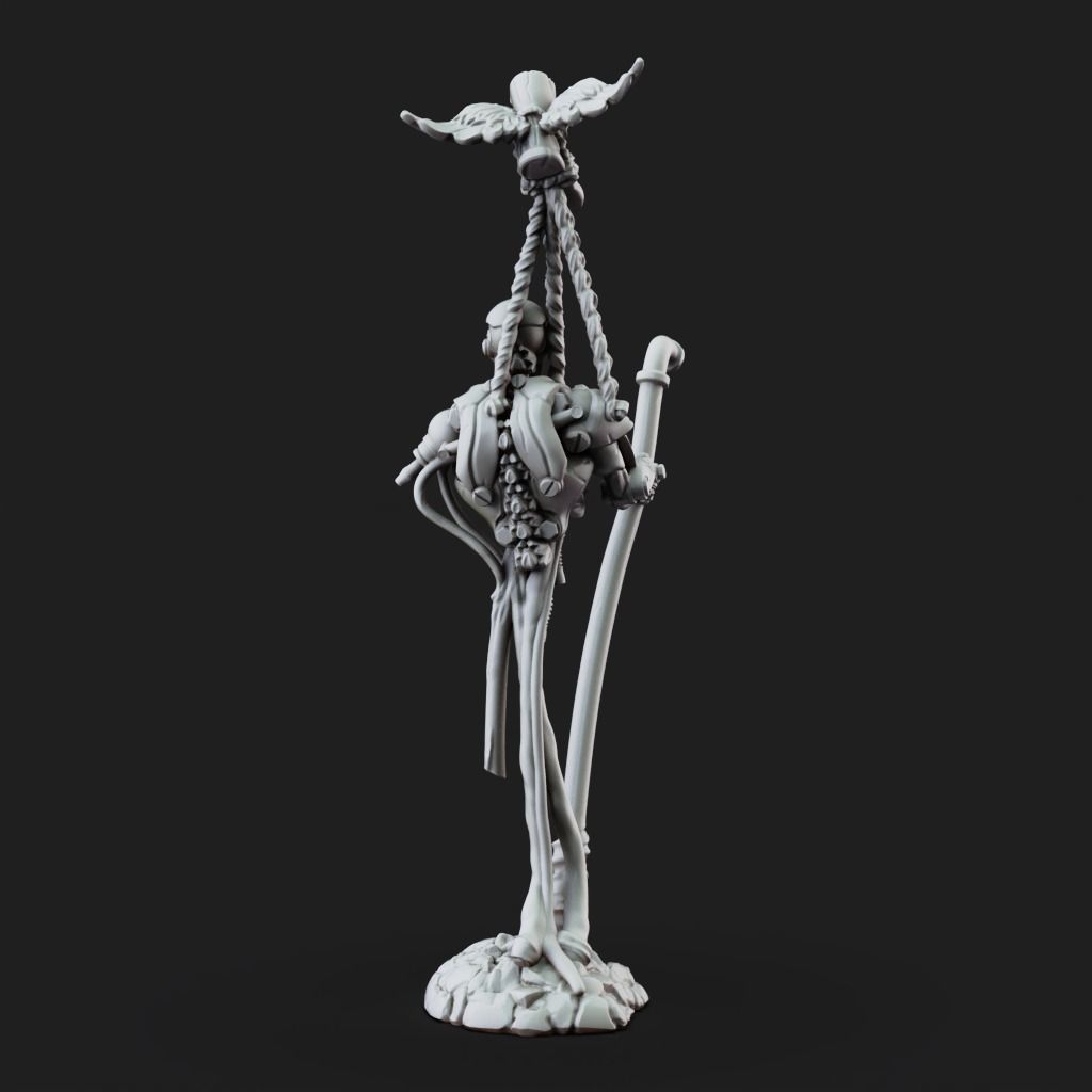 Warforged Incomplete - 3D Printable TTRPG - PRESUPPORTED - 32mm 3D print model_5