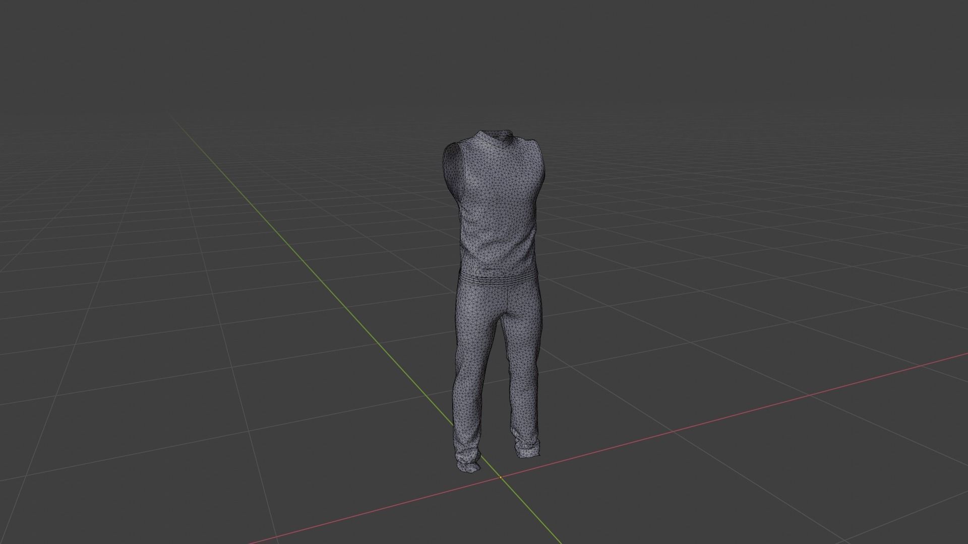 Man Clothing Low-poly 3D model_6
