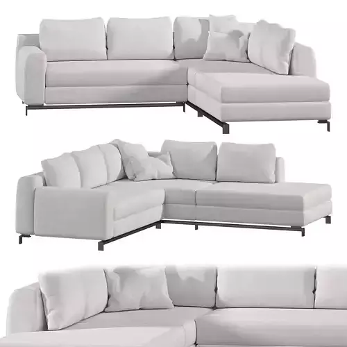 Sectional Sofa by Natuzzi Italia