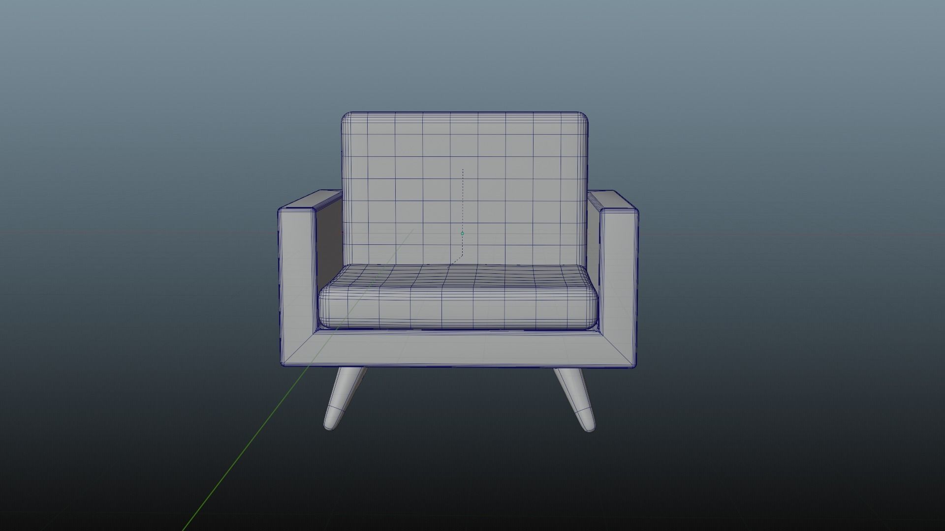 Expandable Sofa Set For Cartoon And Illustrations Or Games Low-poly 3D model_8