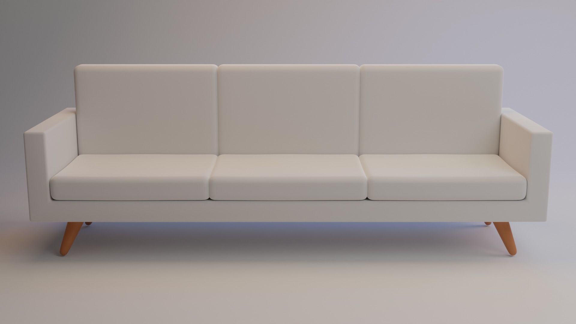 Expandable Sofa Set For Cartoon And Illustrations Or Games Low-poly 3D model_1