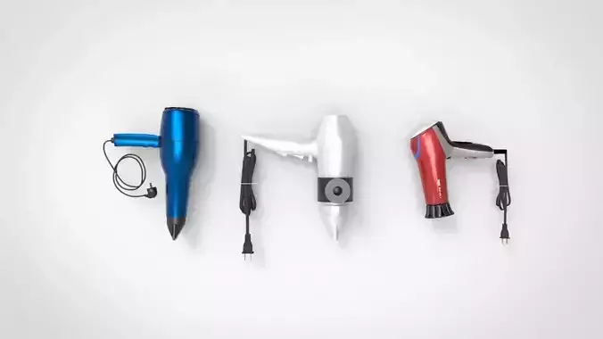 hair dryer 3D model