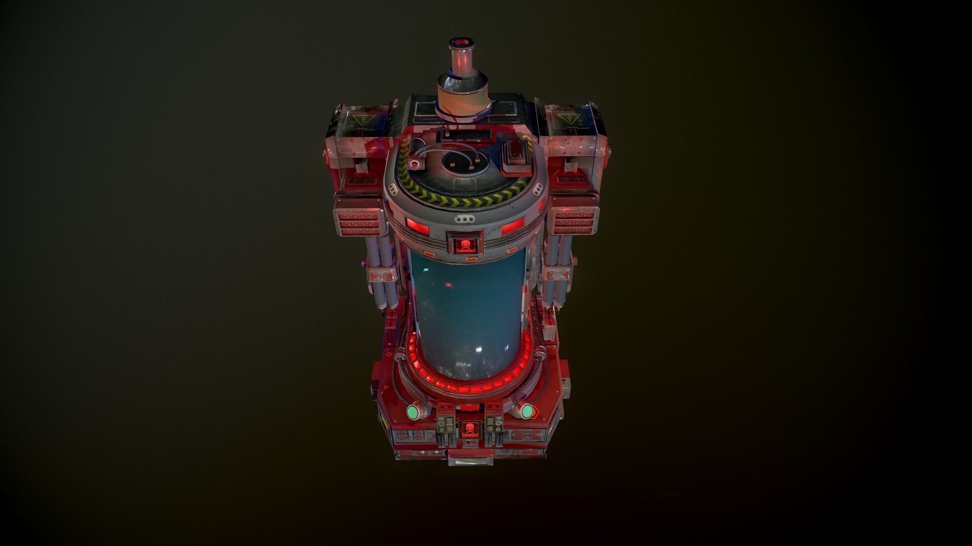 Lab capsule EDITED Low-poly 3D model Low-poly 3D model_10