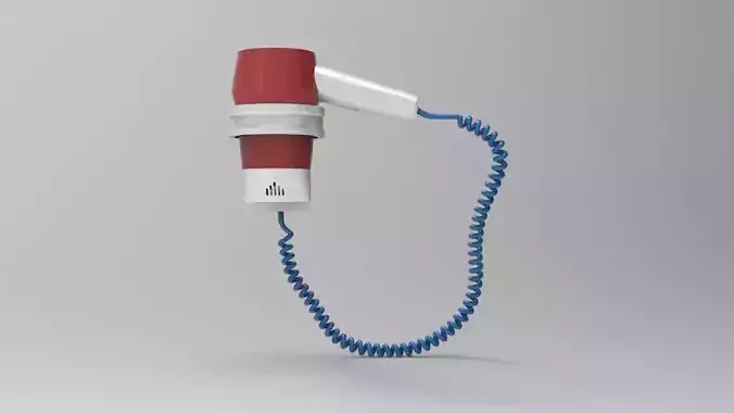 hair dryer 2 3D model