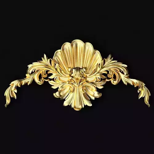 Central decor ornament for furniture