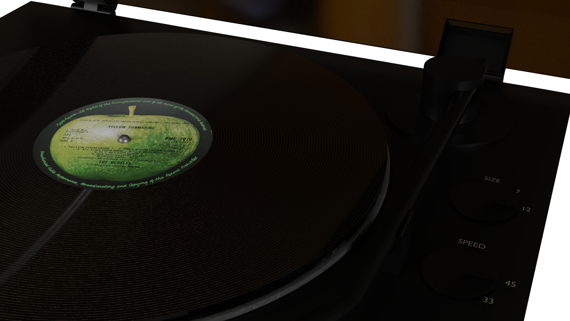 High Poly Modern Turnable for Architectural Modelling 3D model_7