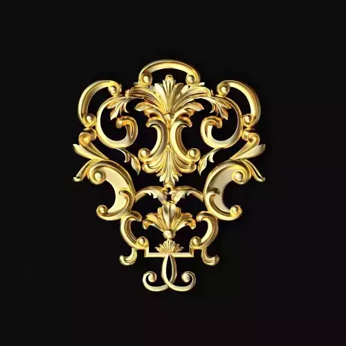 Central decor ornament for furniture