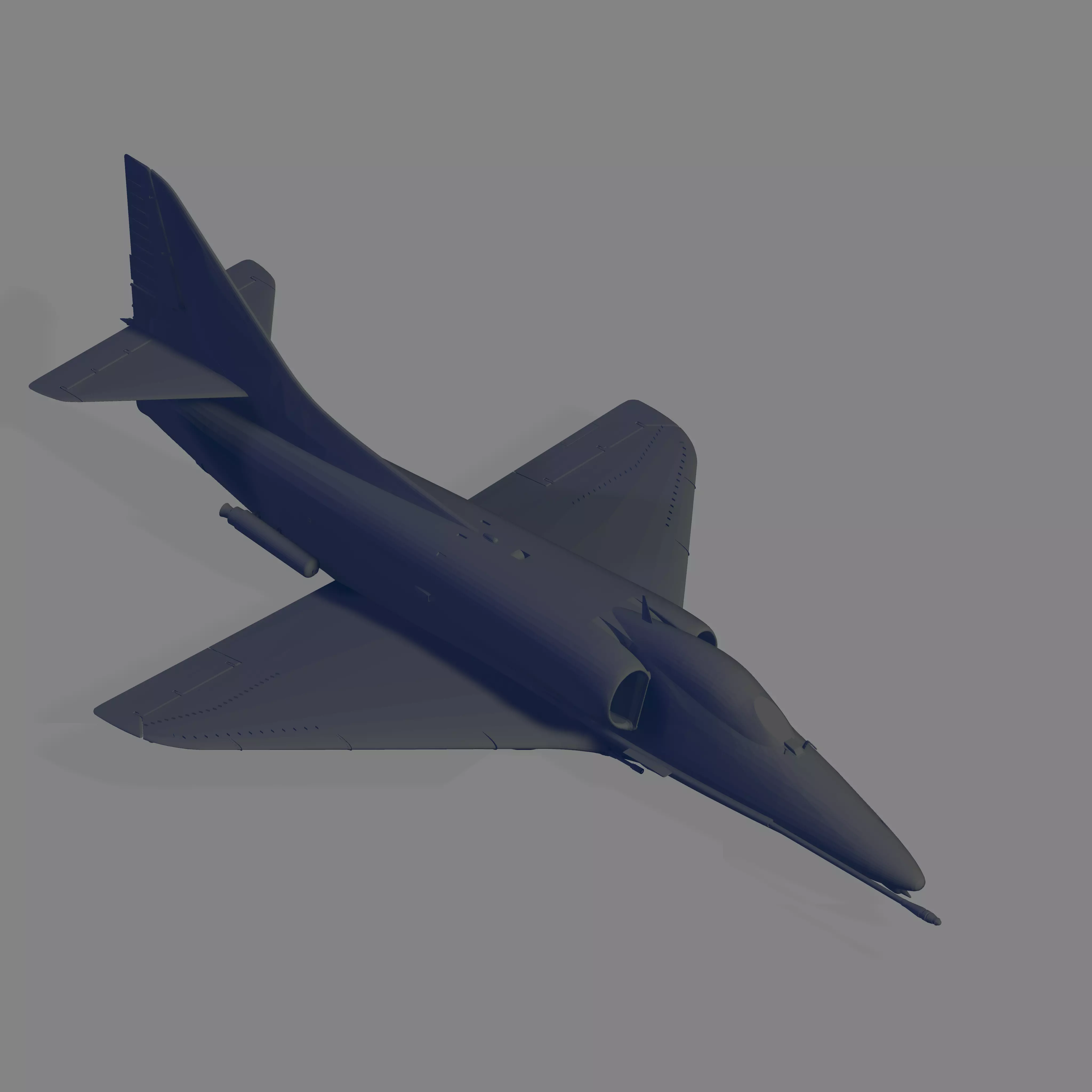A-4E Skyhawk Early 3D model