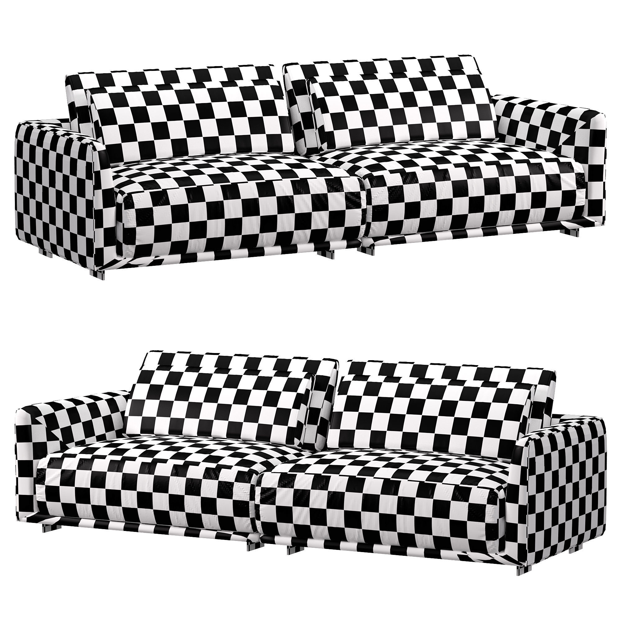 Long beach sofa by Natuzzi 3D model_4