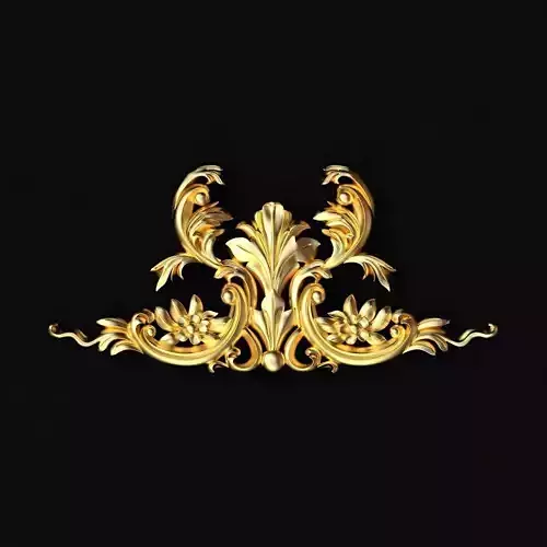 Central decor ornament for furniture