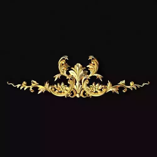 Central decor ornament for furniture