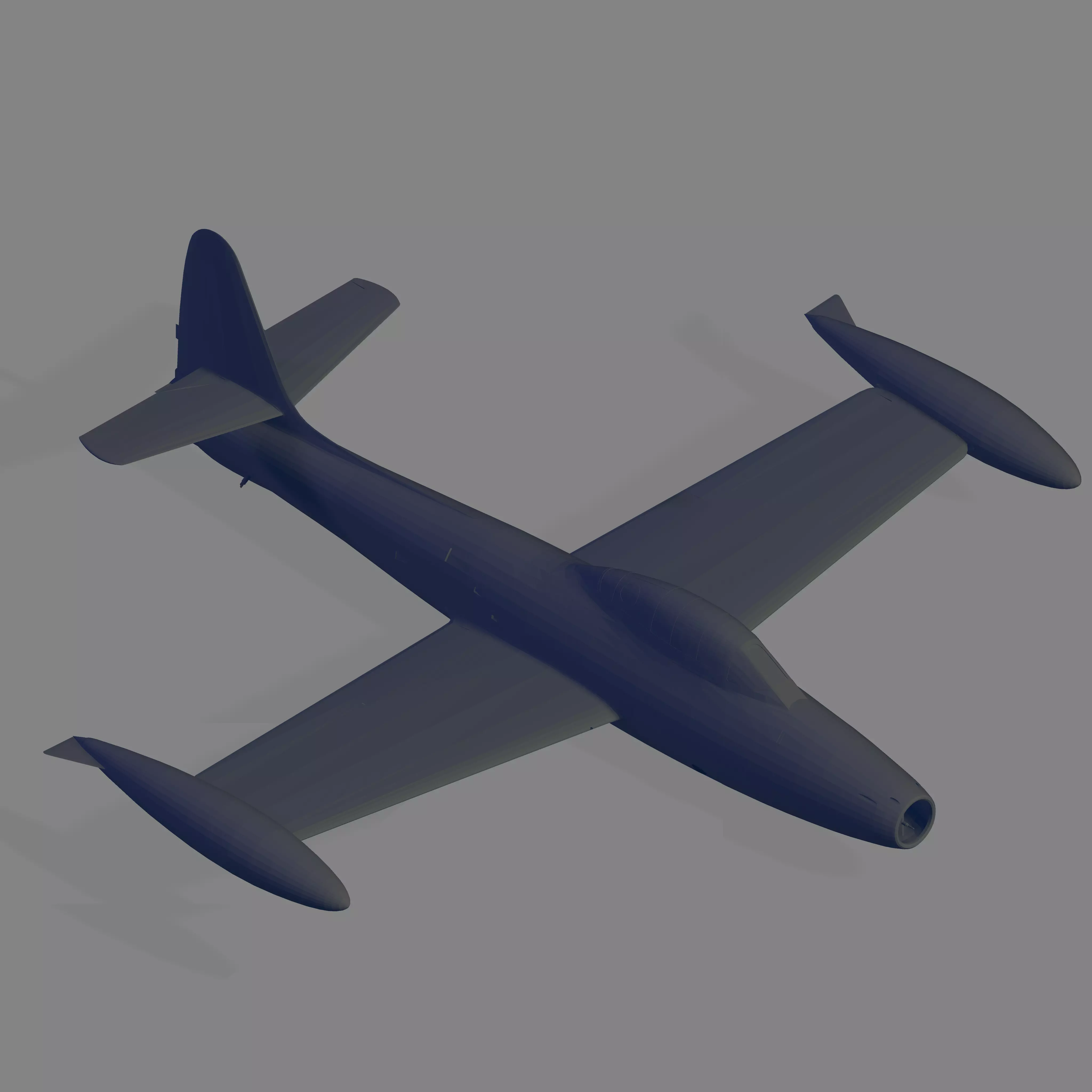F-84G-21-RE Thunderjet 3D model_0