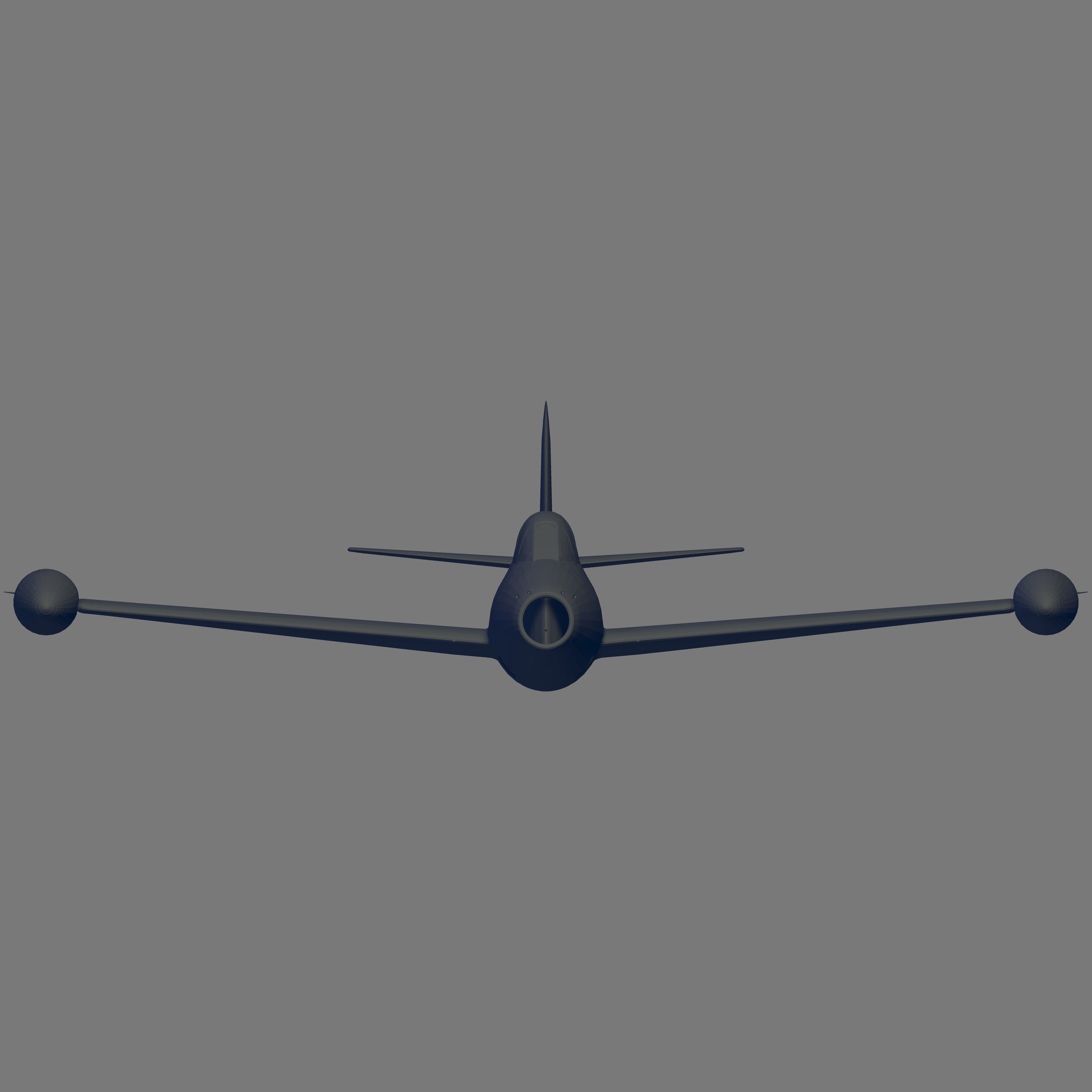 F-84G-21-RE Thunderjet 3D model_2