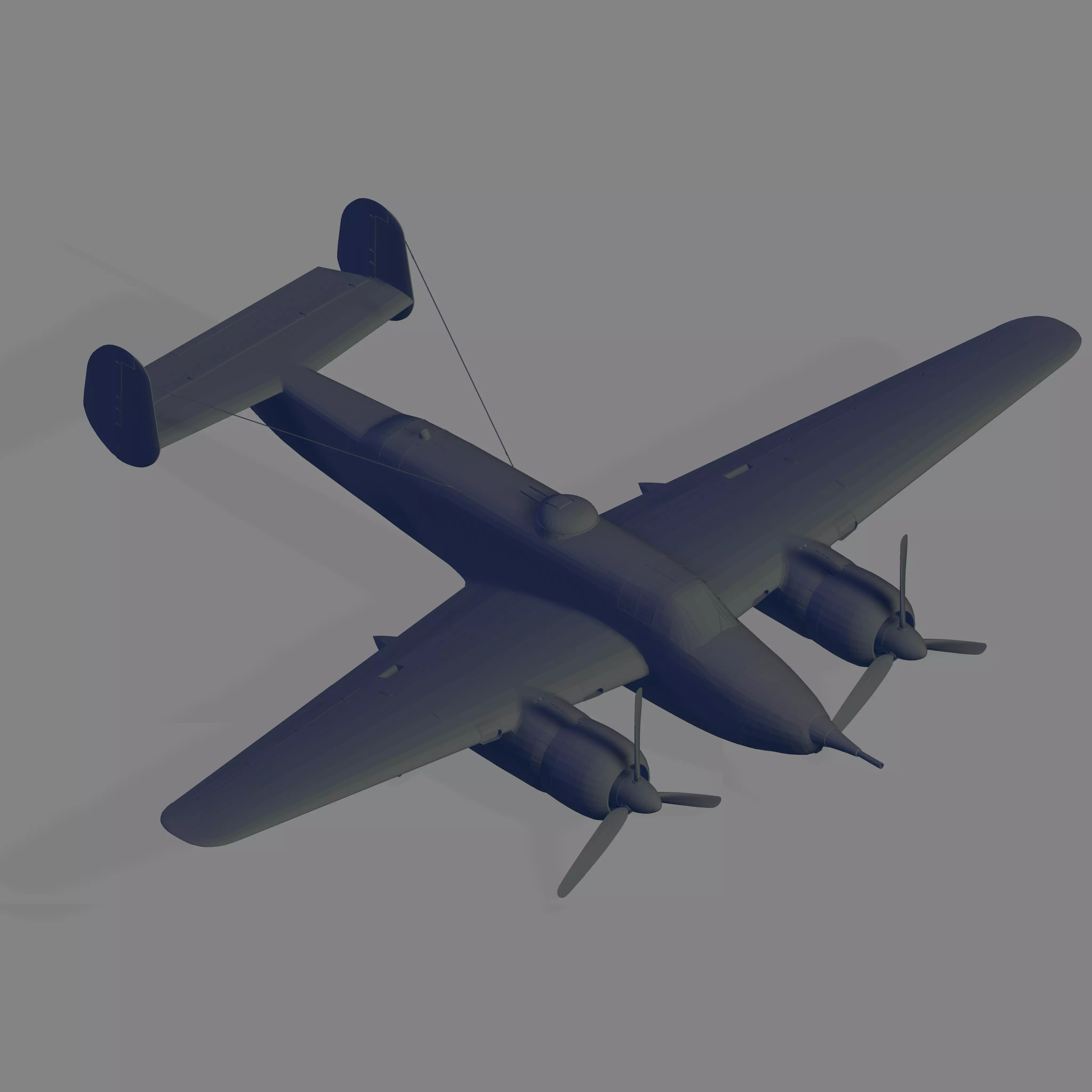 XA-38 Grizzly 3D model_0