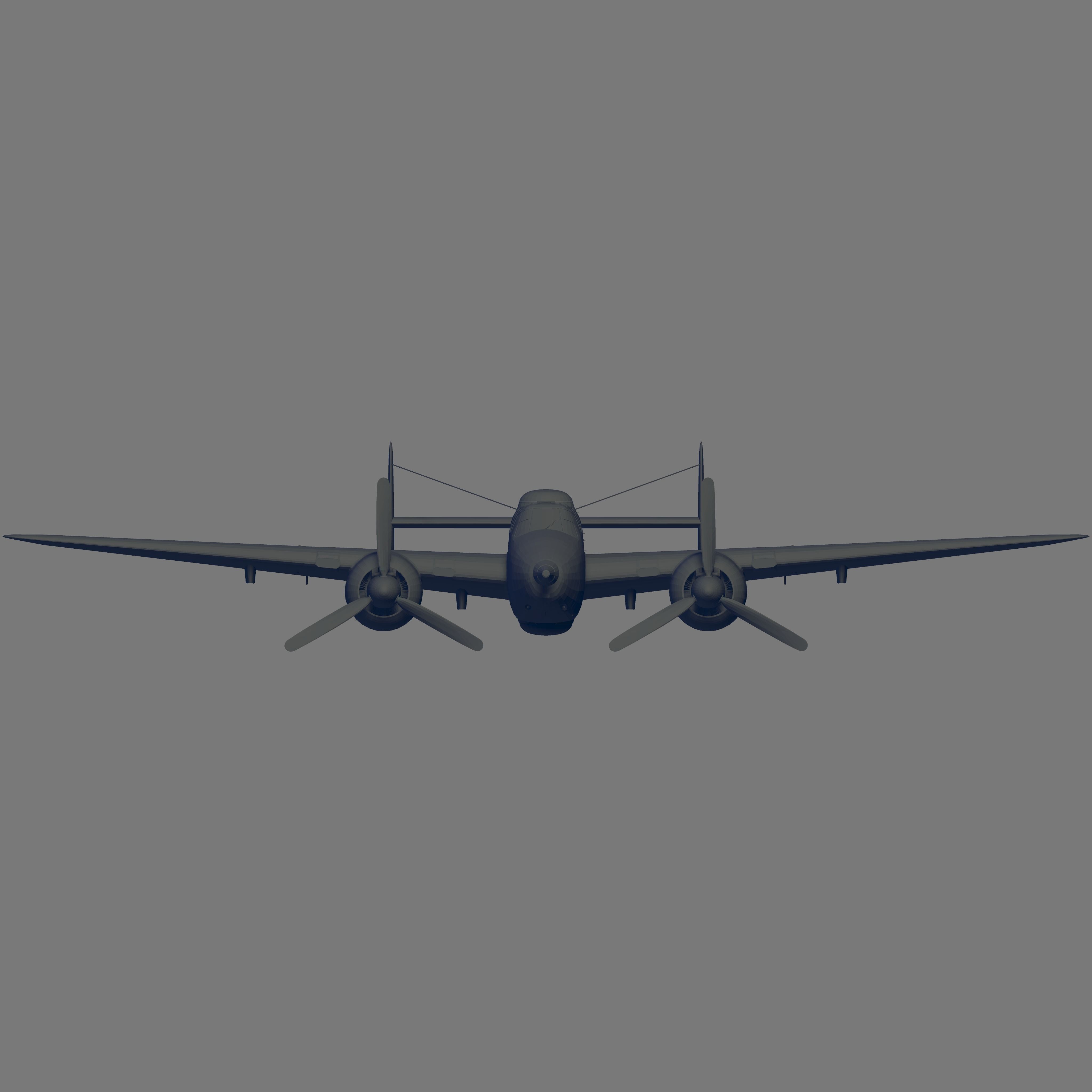 XA-38 Grizzly 3D model_2