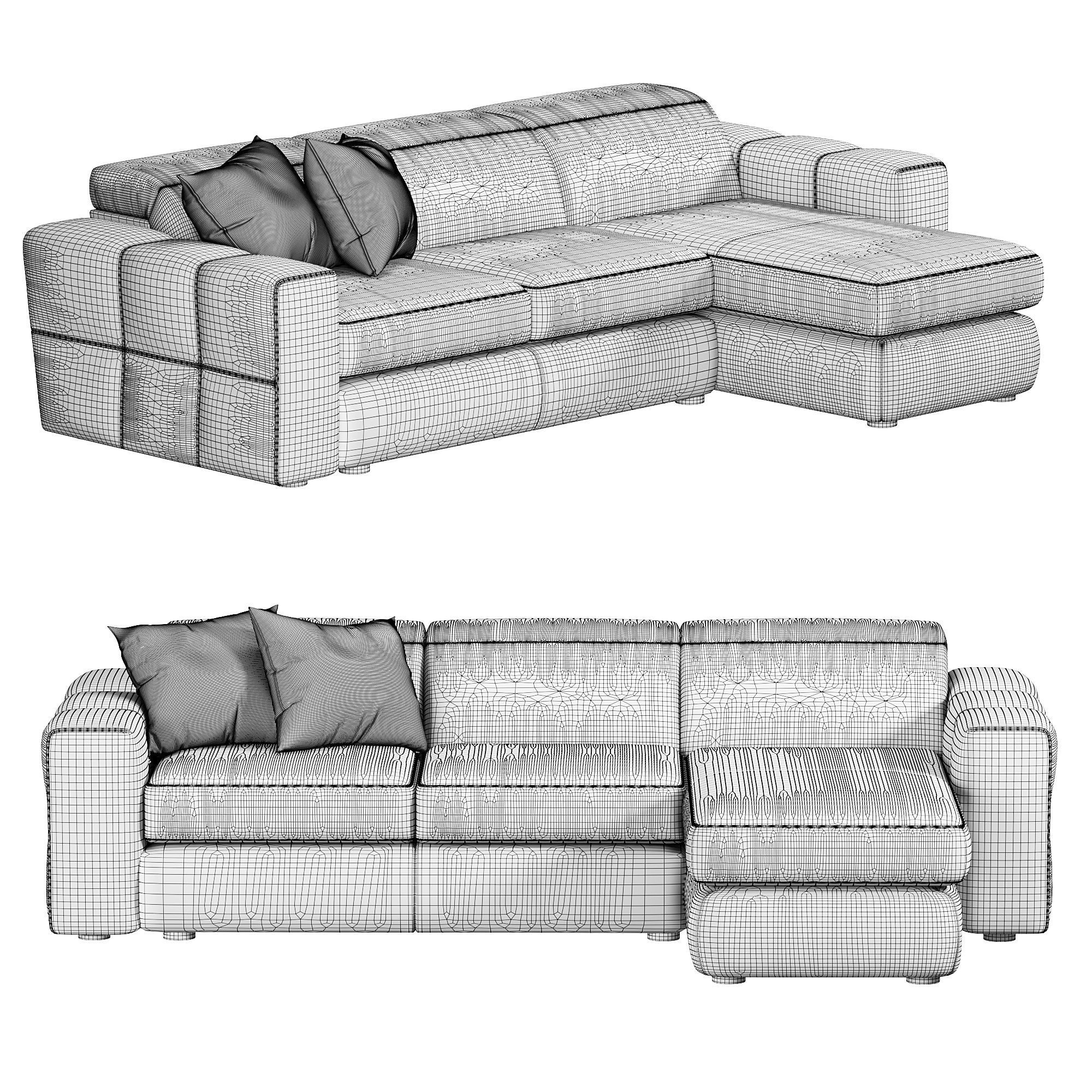 Brio Sofa by Natuzzi 3D model CGTrader