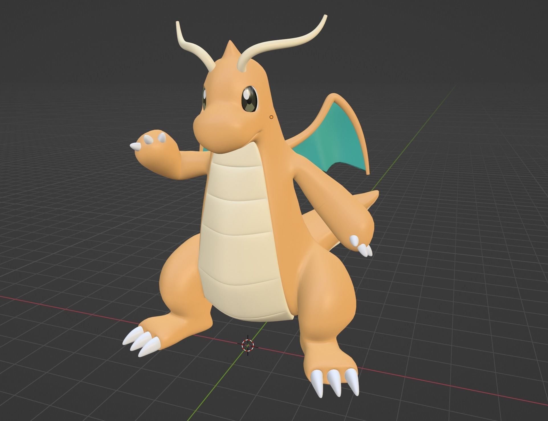 Dragonite - Pokemon 3D model_3