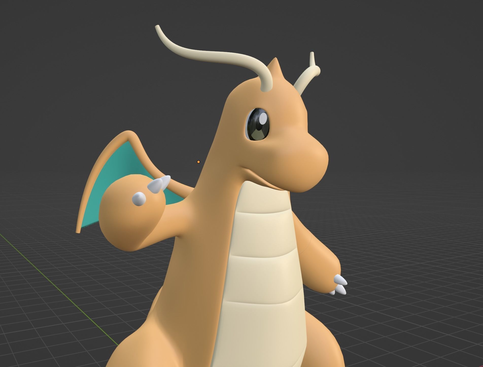 Dragonite - Pokemon 3D model_7