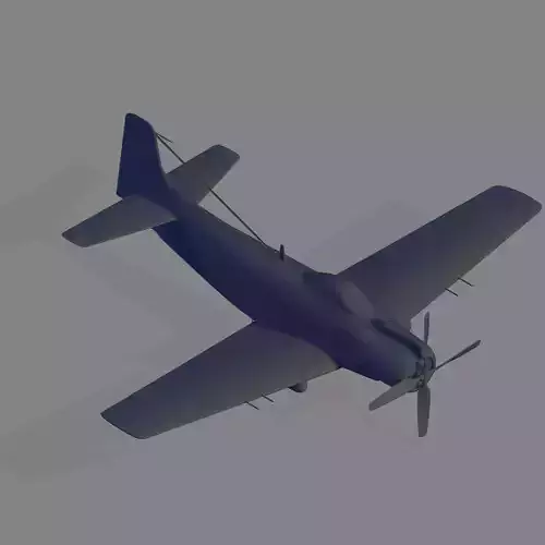 AD-4 Skyraider 3D model
